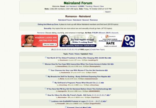 
                            8. Romance - Nigeria - Nairaland - Nairaland Forum