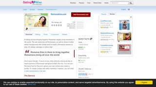 
                            13. Romaniakiss.com Review - DatingWise.com