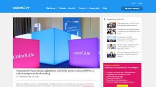 
                            2. Romanian Software lanseaza platforma colorful.hr pentru a inlocui ...