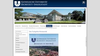 
                            3. Romanistik - Katholische Universität Eichstätt-Ingolstadt