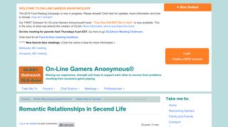 
                            7. Romantic Relationships in Second Life - On-Line Gamers Anonymous