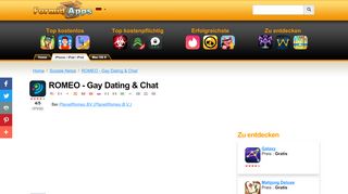 
                            5. ROMEO - Gay Chat & Dating bei PlanetRomeo B.V. - FormidApps