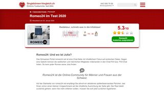 
                            12. Romeo24 im Härte-Test 2019 - Abzocke oder Top?