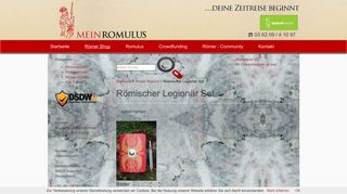 
                            4. Römer Kostüm für Römischer Legionär mit Schild und Schwert