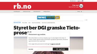 
                            8. Romerikes Blad - Styret ber DGI granske Tieto-prosess