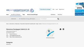 
                            12. Römerturm Feinstpapier GmbH & Co. KG - Verpackungswirtschaft