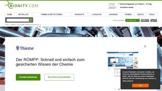 
                            7. RÖMPP Online - Das Lexikon zur Chemie kostenlos testen - bionity.com