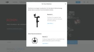 
                            1. Ronin – Handheld 3-Axis Camera Gimbal - DJI