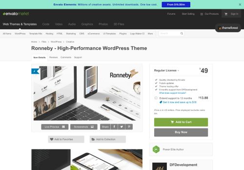 
                            12. Ronneby - High-Performance WordPress Theme by DFDevelopment ...