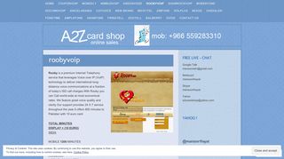 
                            10. roobyvoip | a2zcardsales VoIP reseller
