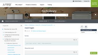 
                            11. root-login - TechLibrary - Juniper Networks