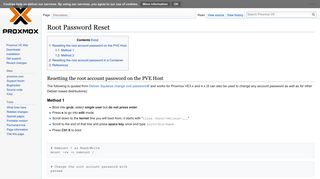 
                            4. Root Password Reset - Proxmox VE