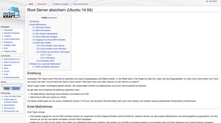 
                            13. Root Server absichern (Ubuntu 14.04) – Rechenkraft