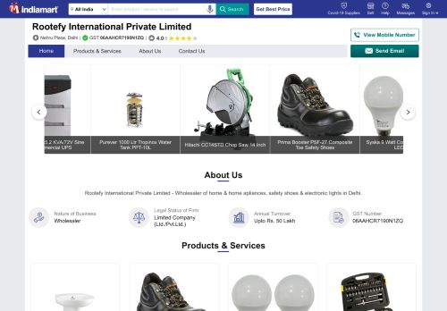 
                            6. Rootefy International Private Limited, Delhi - Wholesaler of Electronic ...