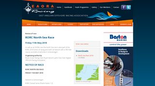 
                            8. RORC North Sea Race Friday 11th May 2018 - eaora