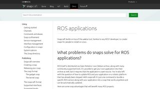 
                            9. ROS applications - Documentation for snaps: Universal Linux packages