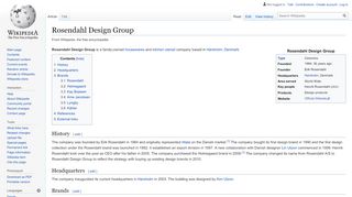 
                            9. Rosendahl Design Group - Wikipedia