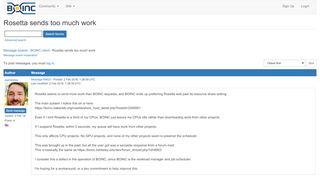 
                            7. Rosetta sends too much work - Boinc