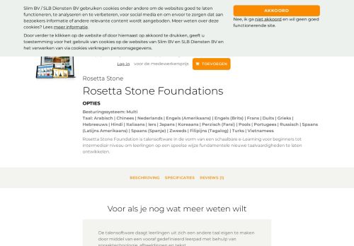 
                            12. Rosetta Stone Foundations - Productinfo - Slim.nl