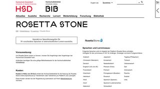 
                            12. Rosetta Stone - Hochschulbibliothek - Hochschule Düsseldorf