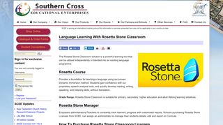 
                            7. Rosetta Stone Language Learning available from SCEE