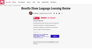 
                            11. Rosetta Stone Language Learning Review & Rating | PCMag.com