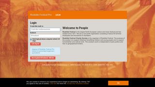 
                            2. Roskilde Festival Pro: Log on