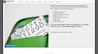 
                            9. Roskilde Kommune Betalingskort