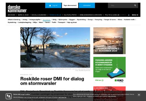 
                            10. Roskilde roser DMI for dialog om stormvarsler - Danske Kommuner