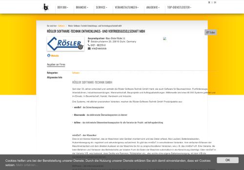 
                            9. Rösler Software-Technik Entwicklungs- und Vertriebsgesellschaft ... - bbi