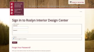 
                            2. Roslyn Interior Design Center :: Login