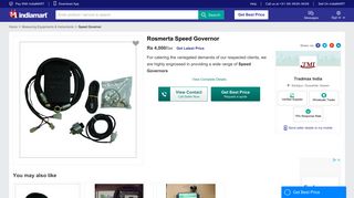 
                            4. Rosmerta Speed Governor at Rs 4000 /set | Speed Governor | ID ...