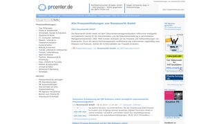 
                            9. Rossmanith GmbH - Pressemitteilungen - PRcenter.de