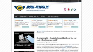 
                            4. Rossmann mobil - Kundenhotline und Kundenservice und Login ...