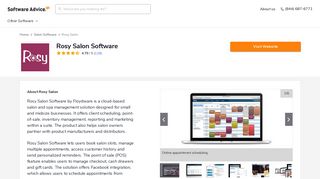 
                            7. Rosy Salon Software - 2019 Reviews, Pricing & Demo