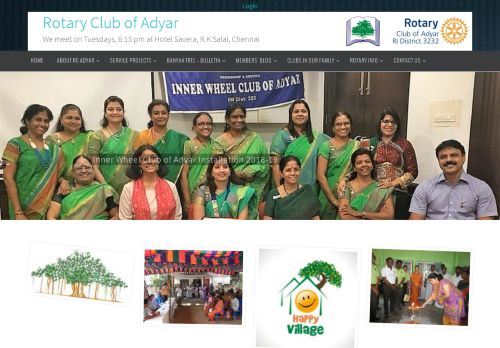
                            11. Rotary Club of Adyar, RI District 3230, Chennai, India Tuesday meetings