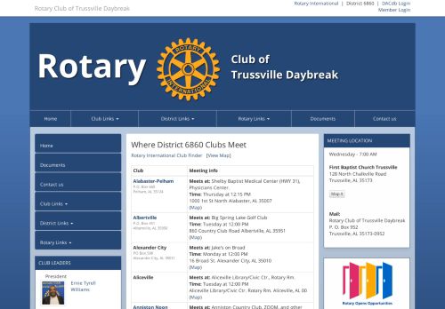 
                            10. Rotary Club of Trussville Daybreak