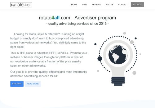 
                            11. Rotate4all: affordable advertising service