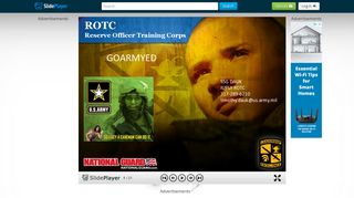 
                            12. ROTC Reserve Officer Training Corps GOARMYED SSG DAUK ...
