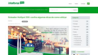 
                            11. Roteador HotSpot 300: confira algumas dicas de como utilizar | Blog ...