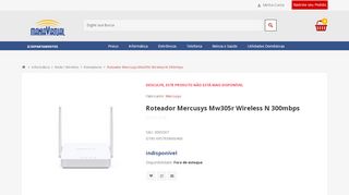 
                            9. Roteador Mercusys Mw305r Wireless N 300mbps. Mania Virtual | Os ...