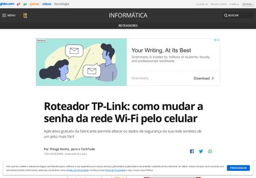 
                            9. Roteador TP-Link: como mudar a senha da rede Wi-Fi pelo celular ...