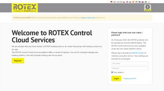 
                            1. ROTEX Control Cloud Services