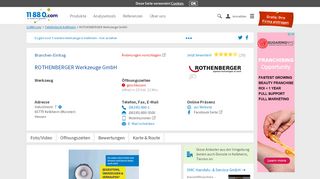 
                            11. ▷ ROTHENBERGER Werkzeuge GmbH | Tel. (06195) 800... -