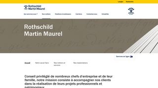 
                            5. Rothschild Martin Maurel – Banque privée – Rothschild & Co