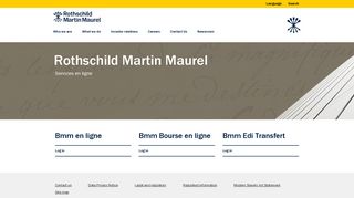 
                            6. Rothschild Martin Maurel - Services en ligne - Rothschild & Co