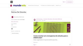 
                            12. Rotina De Estudos – MundoEdu ENEM 2019 – Medium