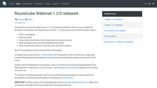
                            2. Roundcube Webmail 1.2.0 released