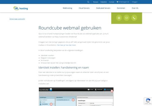 
                            11. Roundcube webmail gebruiken - iXL Hosting