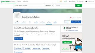 
                            7. Route Mentor Solutions Employee Benefits and Perks | Glassdoor